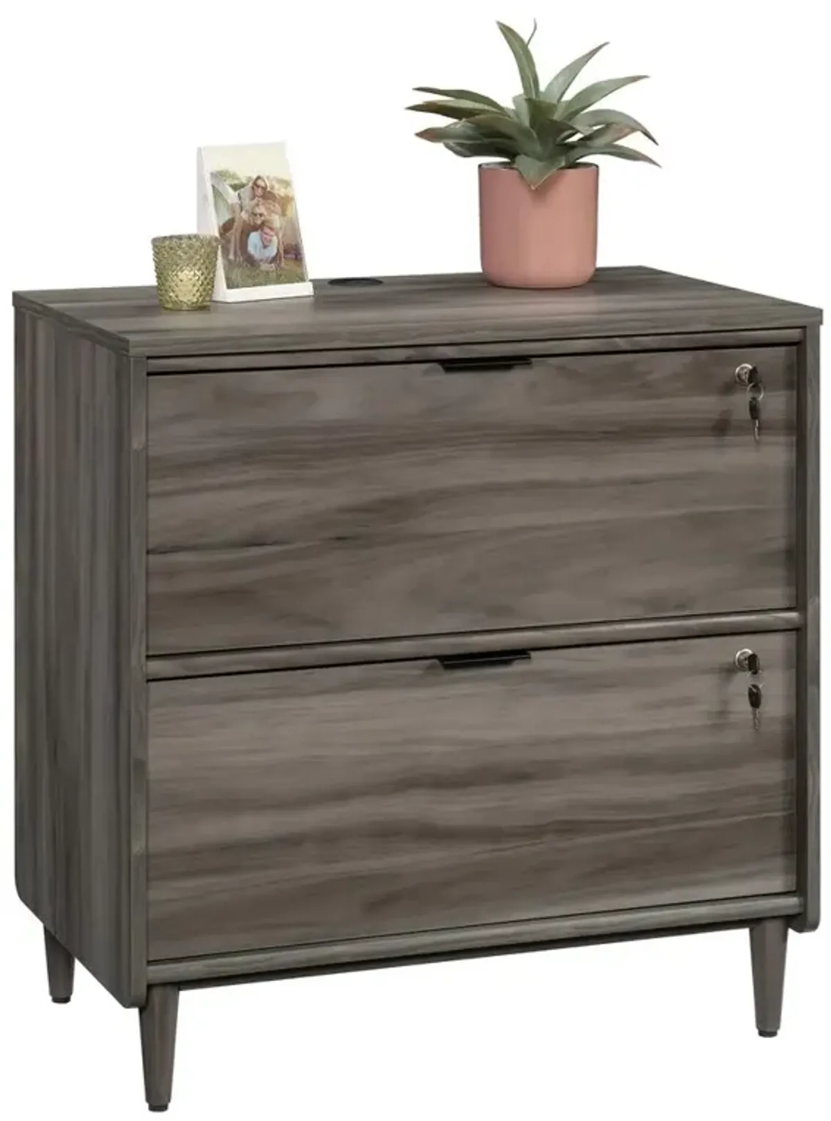 Belen Kox Contemporary Jet Acacia Lateral File, Belen Kox