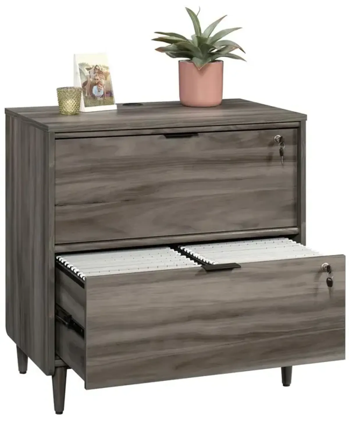 Belen Kox Contemporary Jet Acacia Lateral File, Belen Kox