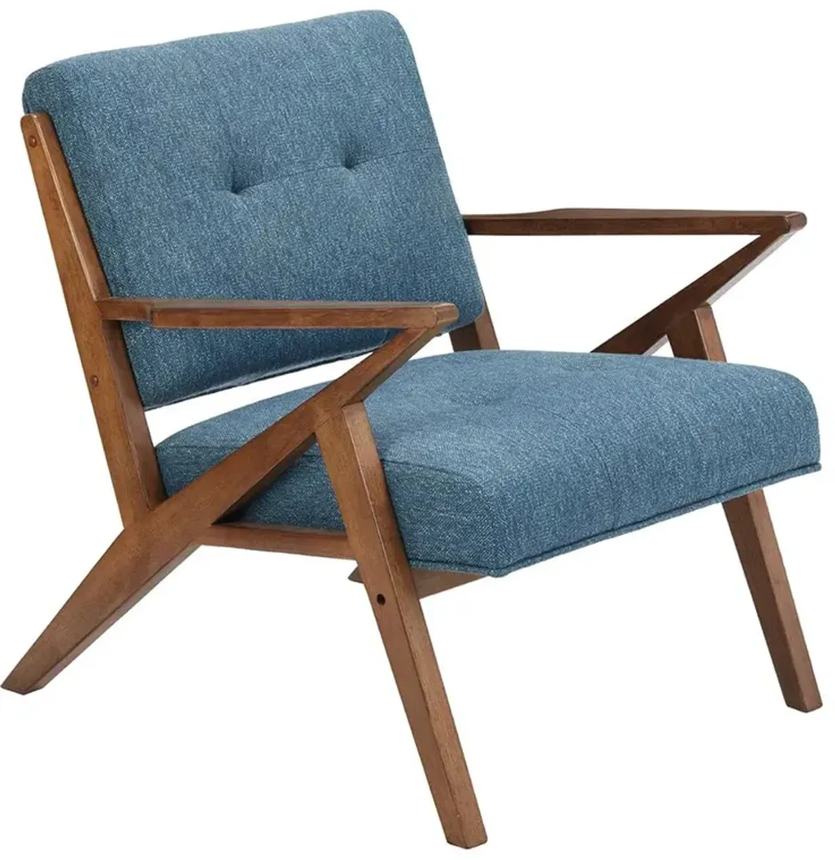 Belen Kox Retro Rocket Blue Lounge Chair, Belen Kox