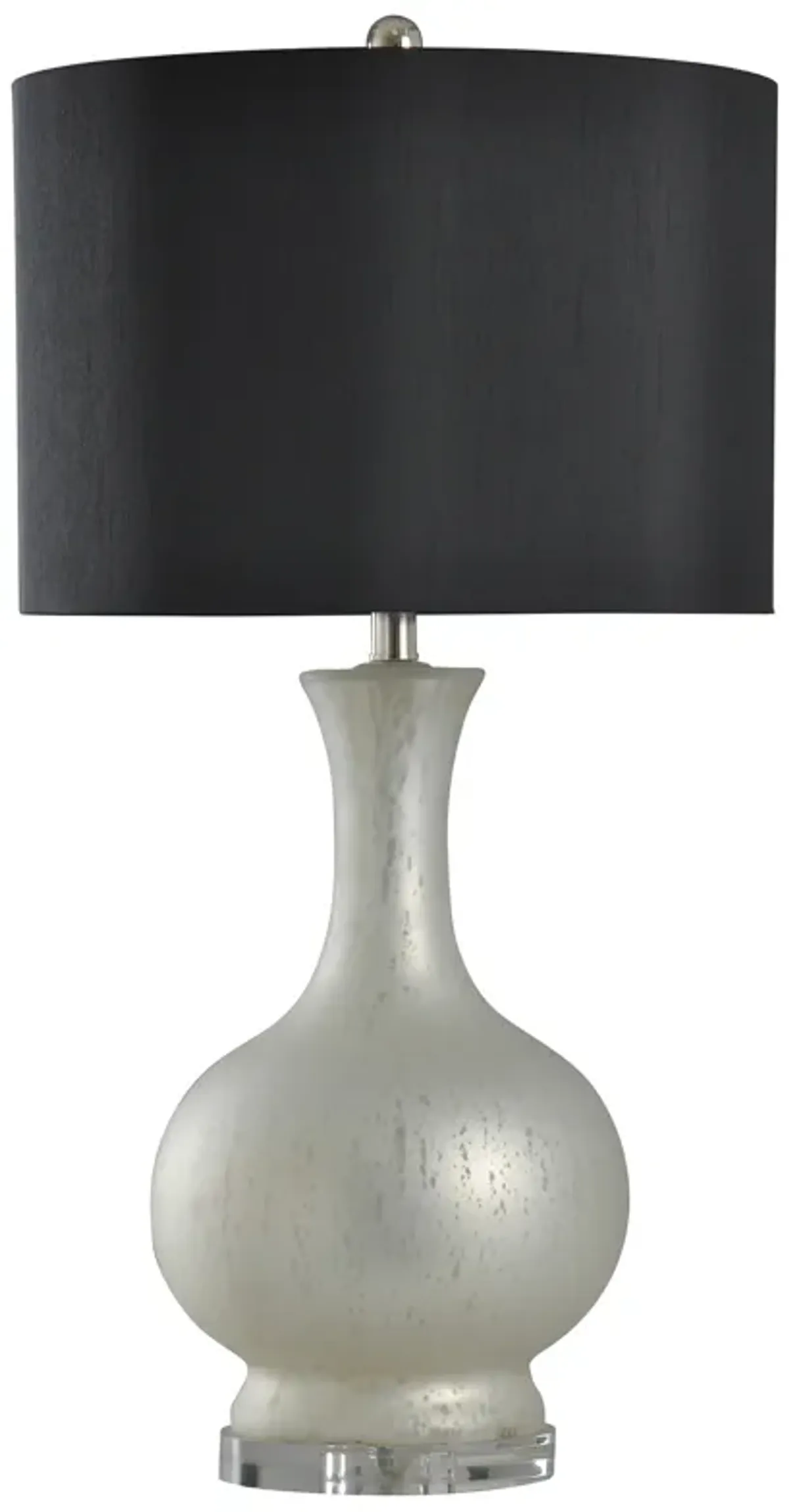 Aged Glass Table Lamp