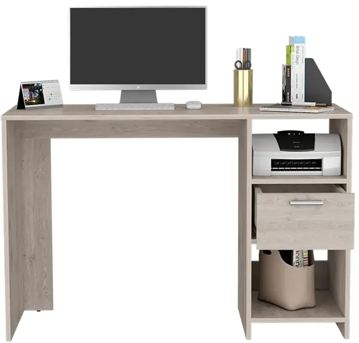 Computer Desk Odessa, Office, Light Gray