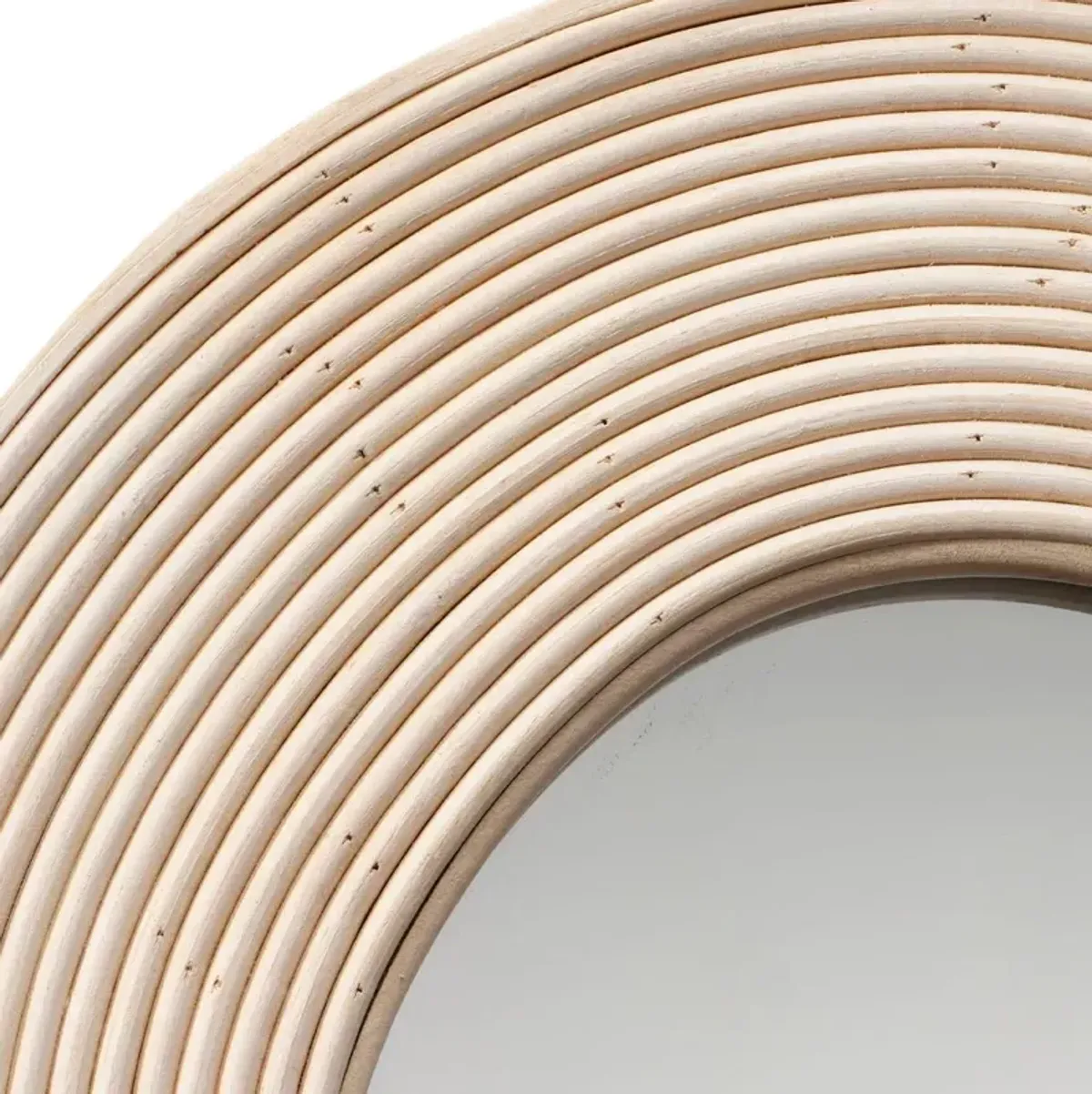 Deli Wavy Bamboo Mirror