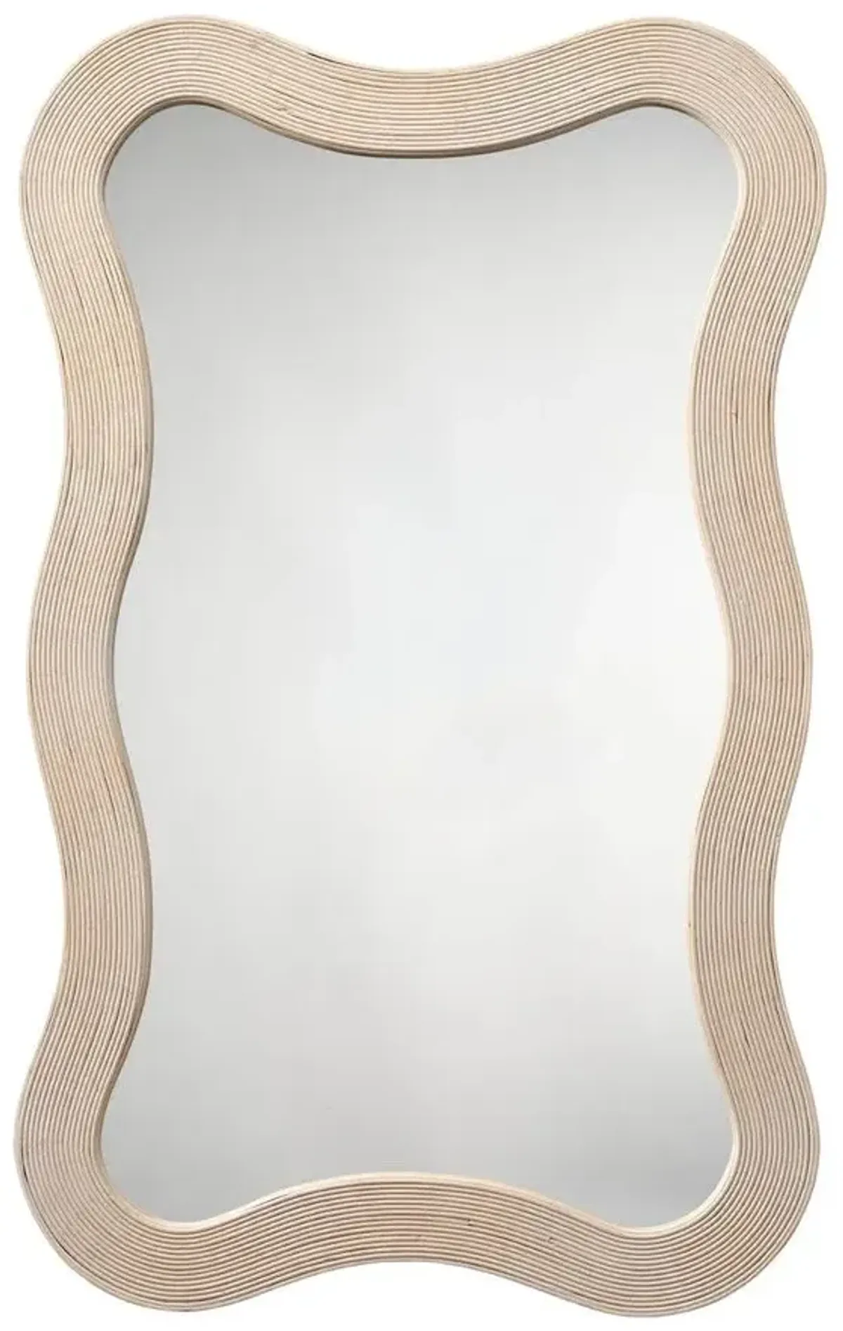 Deli Wavy Bamboo Mirror