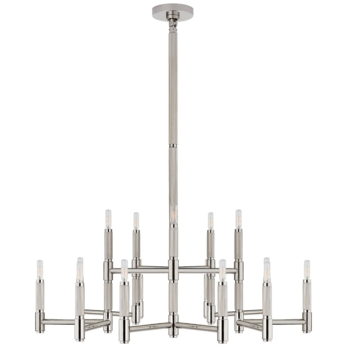 Barrett Lrg Knurled Chandelier