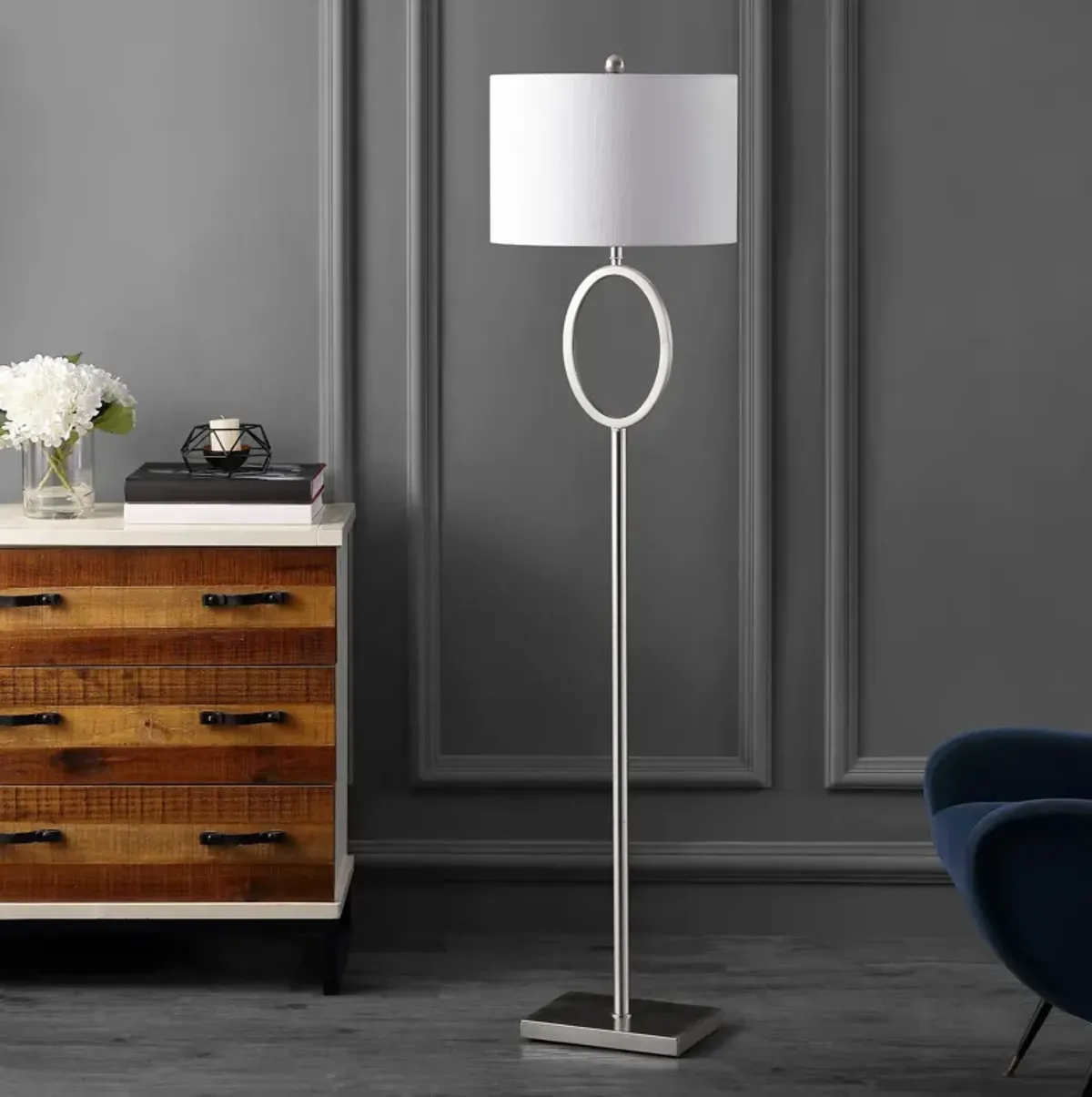 April Metal LED Floor Lamp