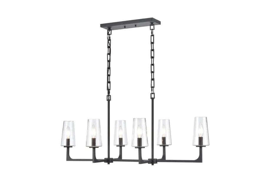 Fitzroy 36'' Wide 6-Light Linear Chandelier