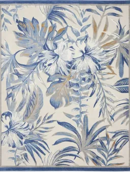 Ivory/Blue color