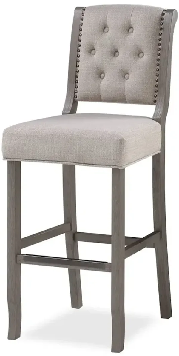 Luxe 30" Stool - Gray