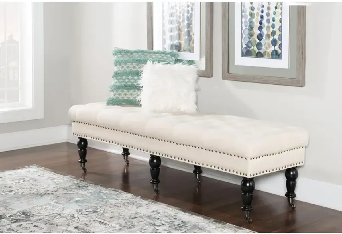 Linon Isabelle Bed Bench 62 Inches