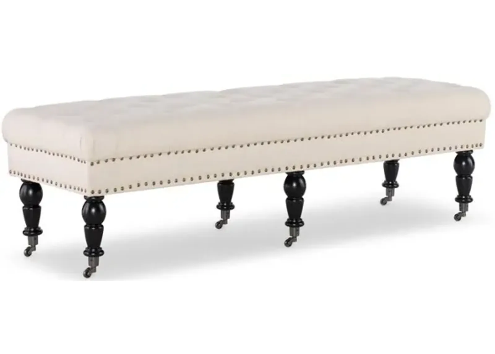 Linon Isabelle Bed Bench 62 Inches