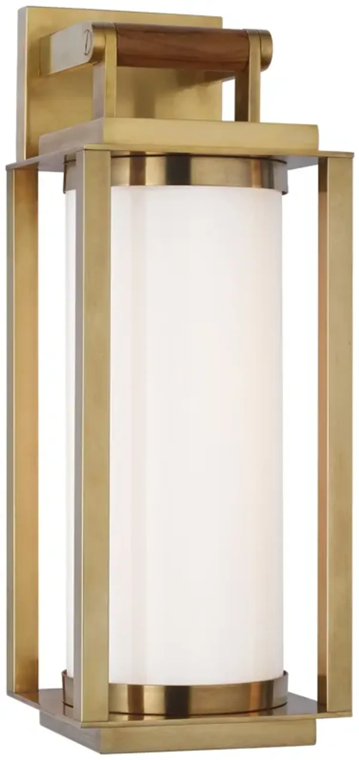 Northport Medium Bracketed Wall Lantern in Natural Brass