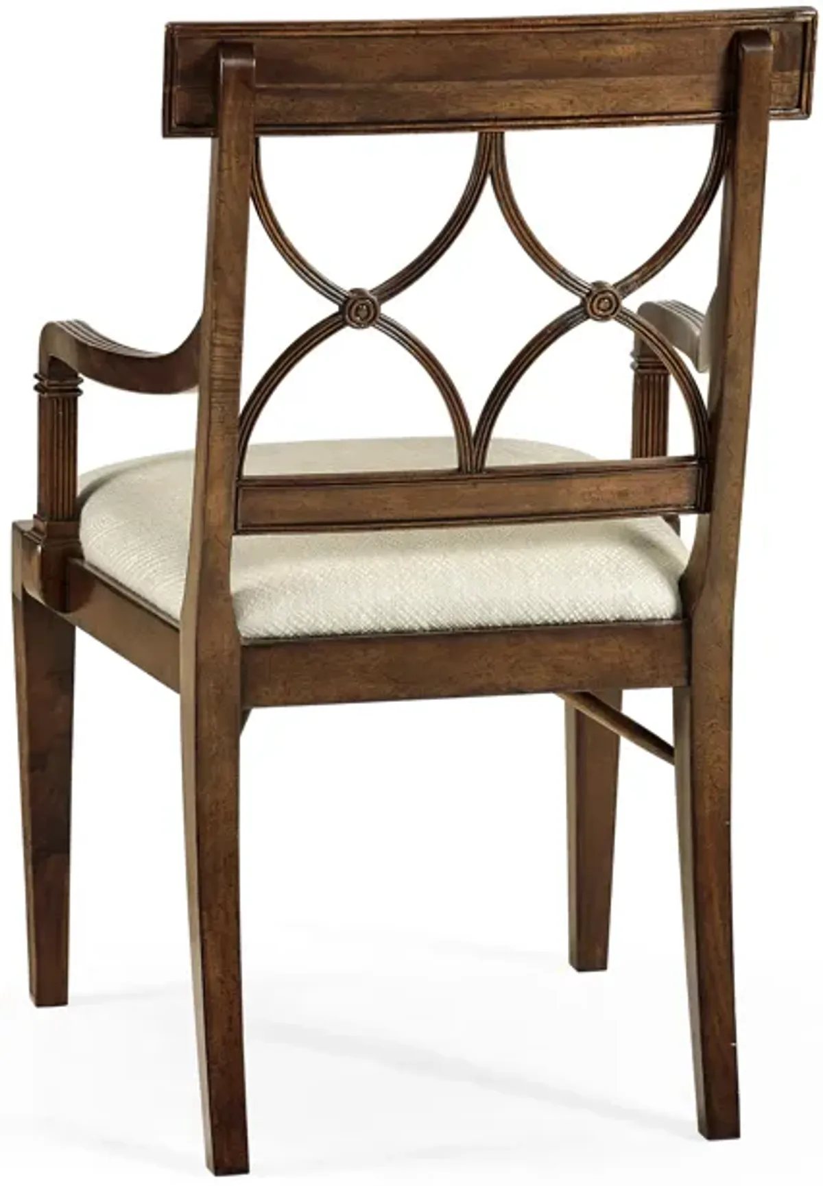 Regency Curved Back Arm Chair