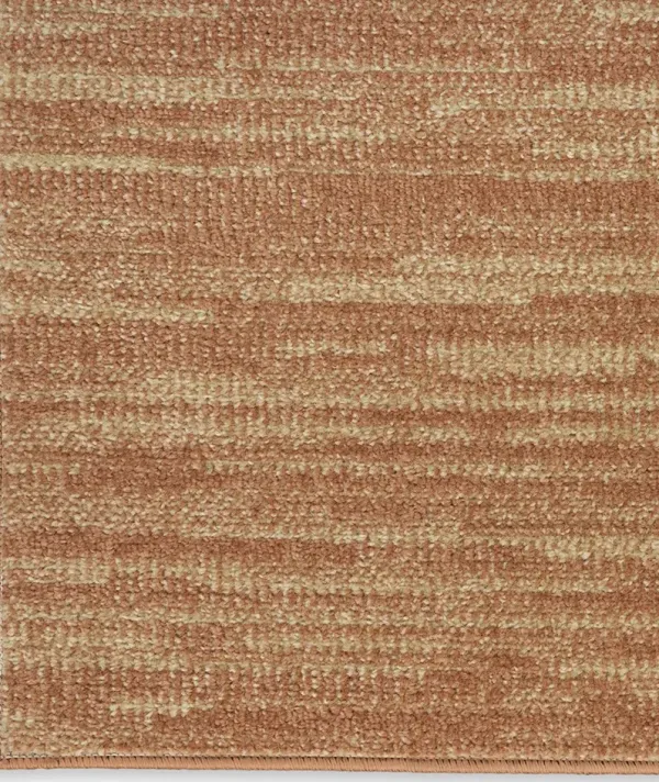 Nourison Essentials NRE01 Rust 5' x Square Rug