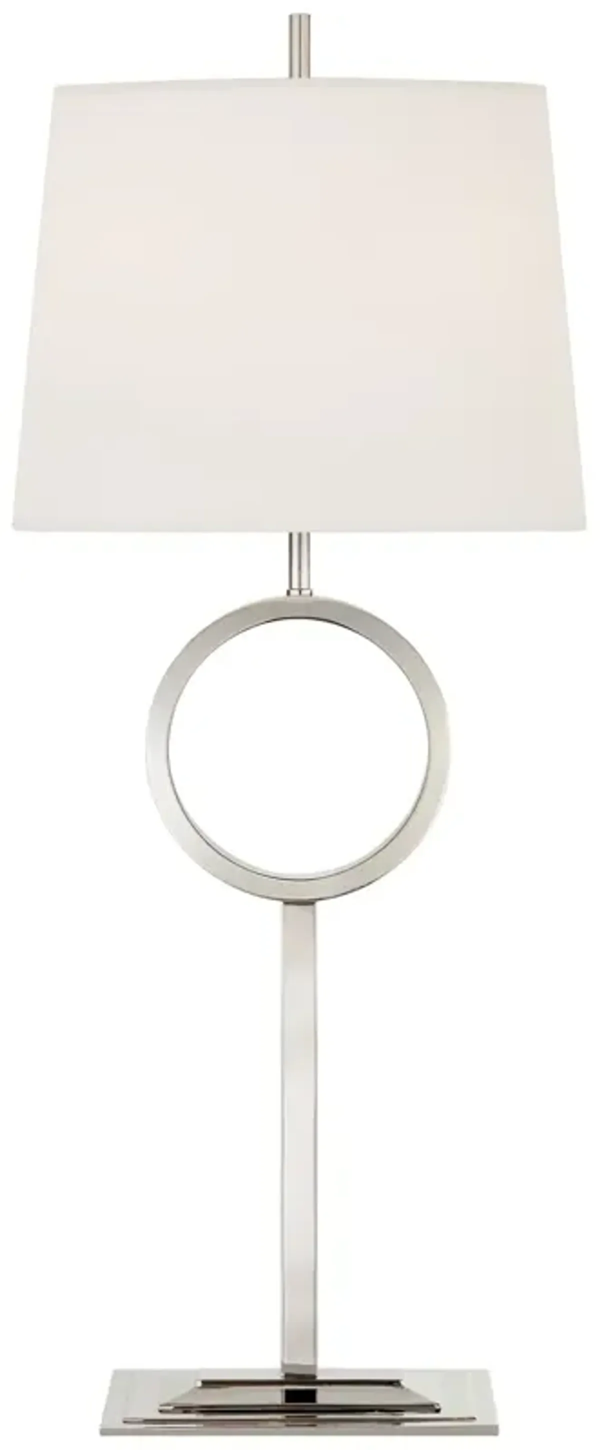 Simone Medium Buffet Lamp in Silver