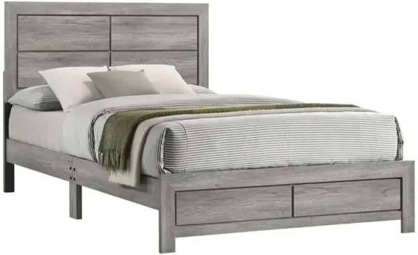 Robin Queen Size Bed, Platform Base, Gold, Button Tufted Black Upholstery - Benzara