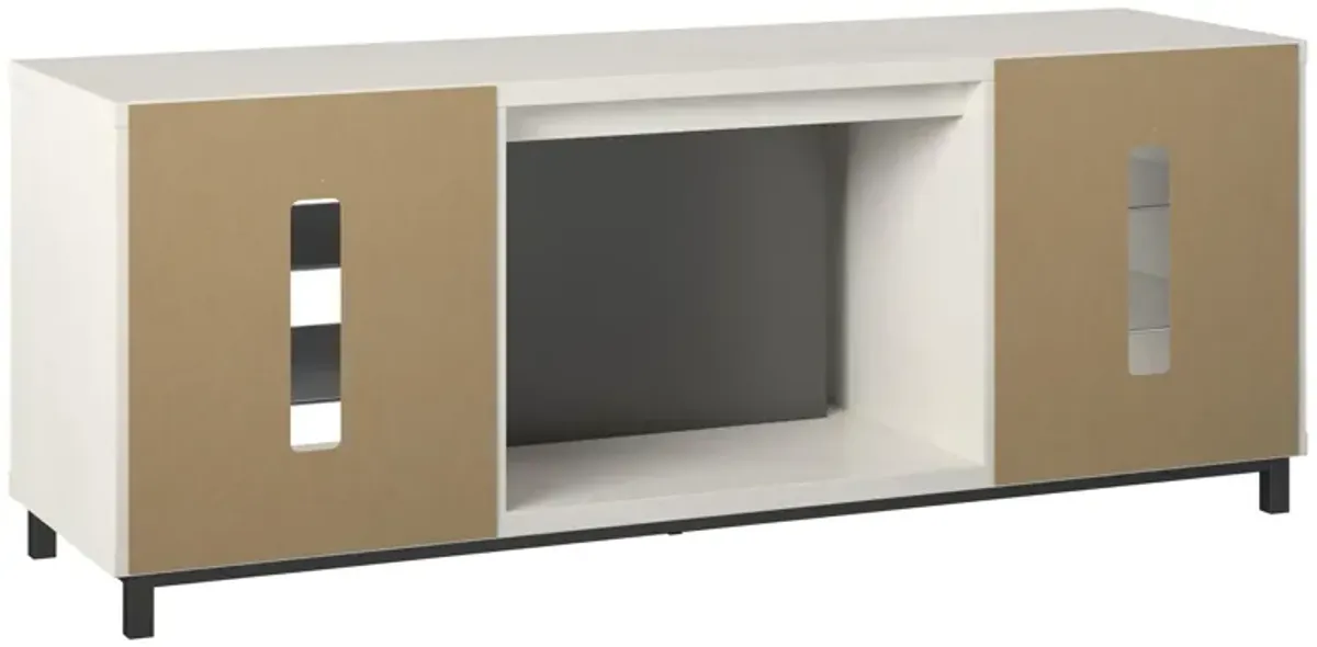 Ameriwood Home Lumina Deluxe Fireplace TV Stand for TVs up to 70"