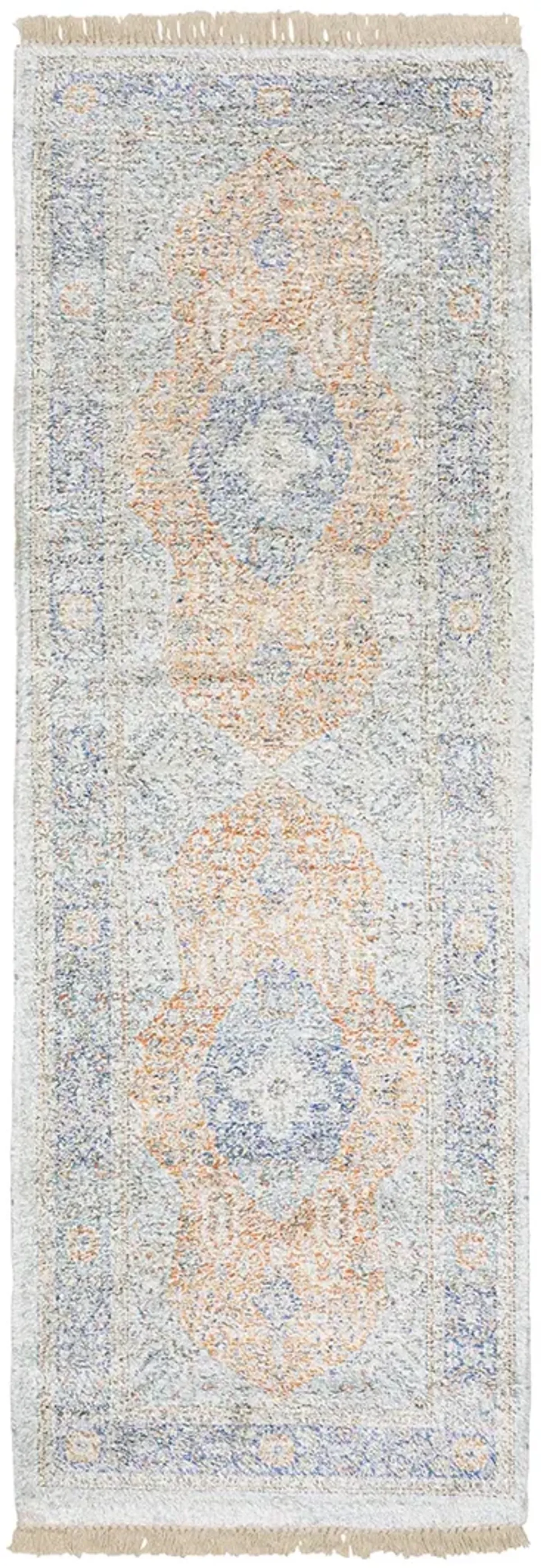 Malabar 2'6" x 8' Blue Rug