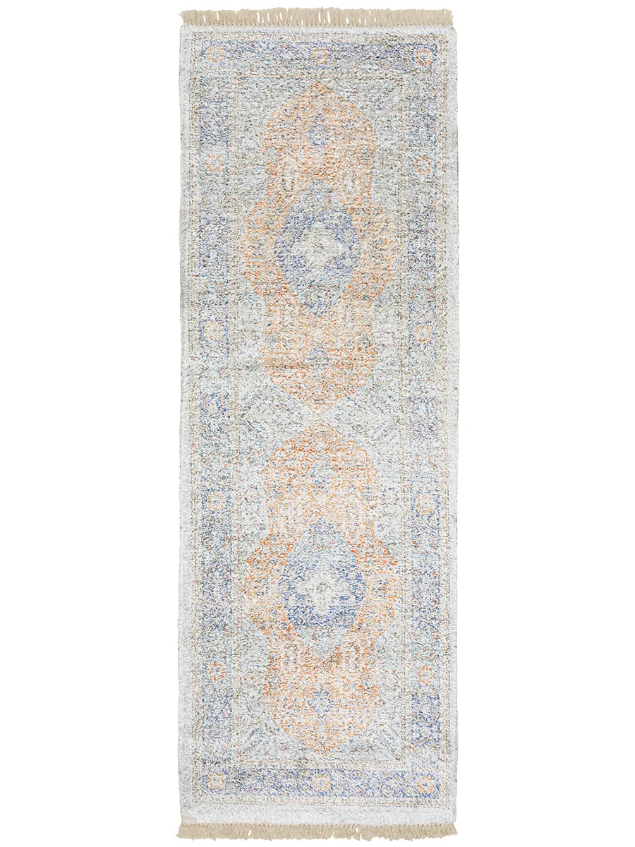 Malabar 2'6" x 8' Blue Rug