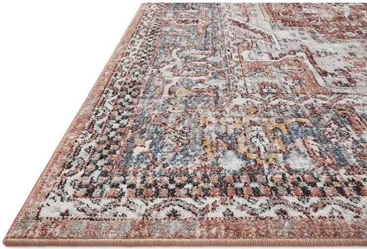 Cassandra CSN01 Rust/Multi 5'3" x 7'9" Rug