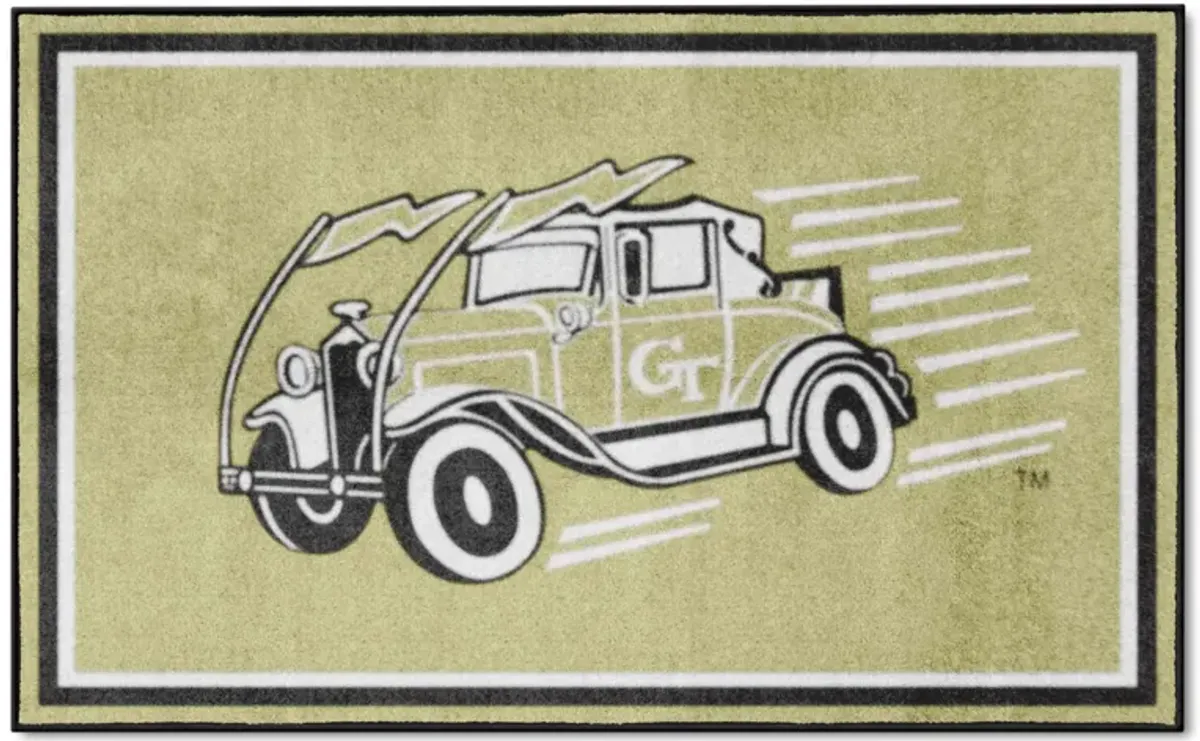 Georgia Tech Yellow Jackets 4ft. x 6ft. Plush Area Rug