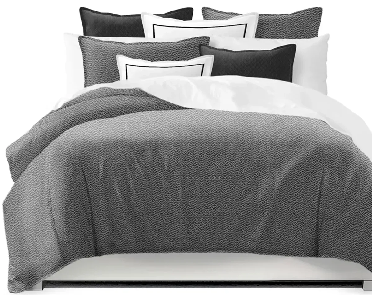 6ix Tailors Fine Linens Halifax Granite Duvet Cover Set