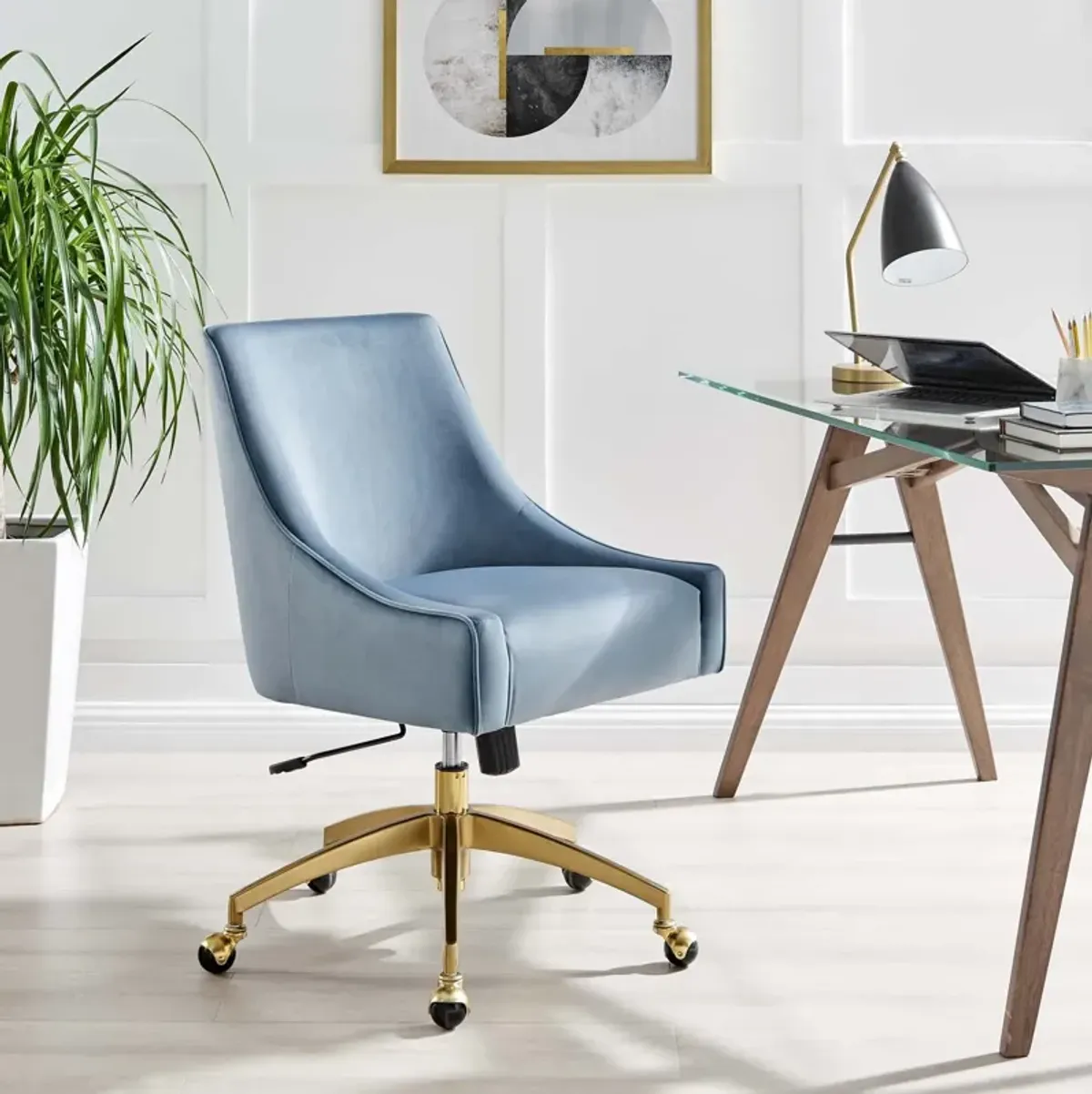 Modway Furniture - Discern Performance Velvet Office Chair