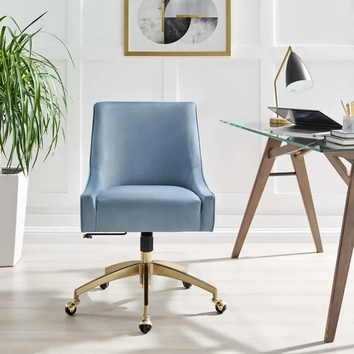 Modway Furniture - Discern Performance Velvet Office Chair