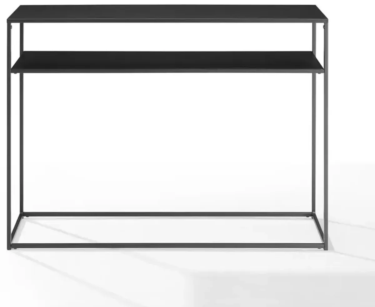 Braxton Console Table Matte Black