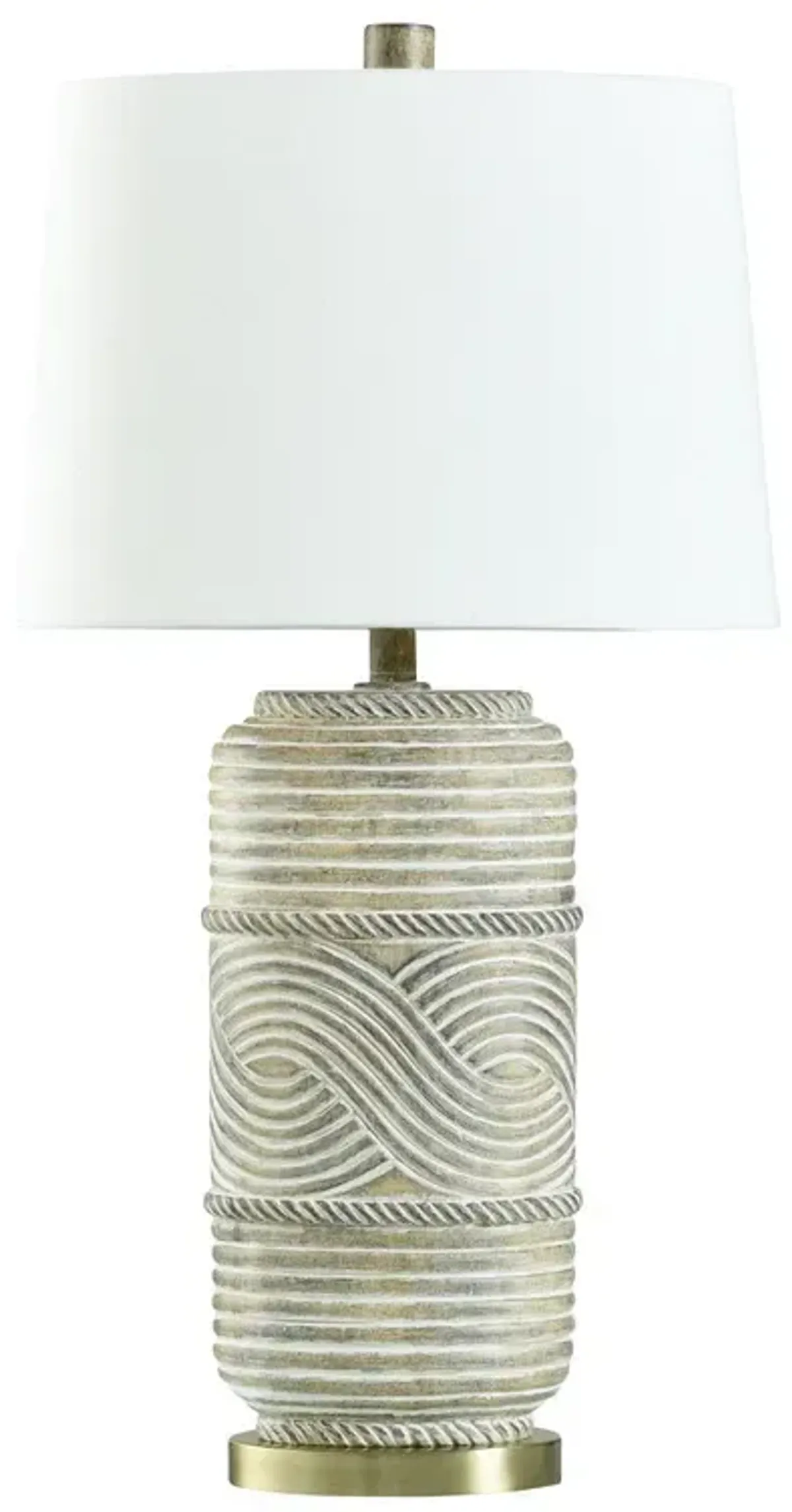 Driftwood Rope Table Lamp