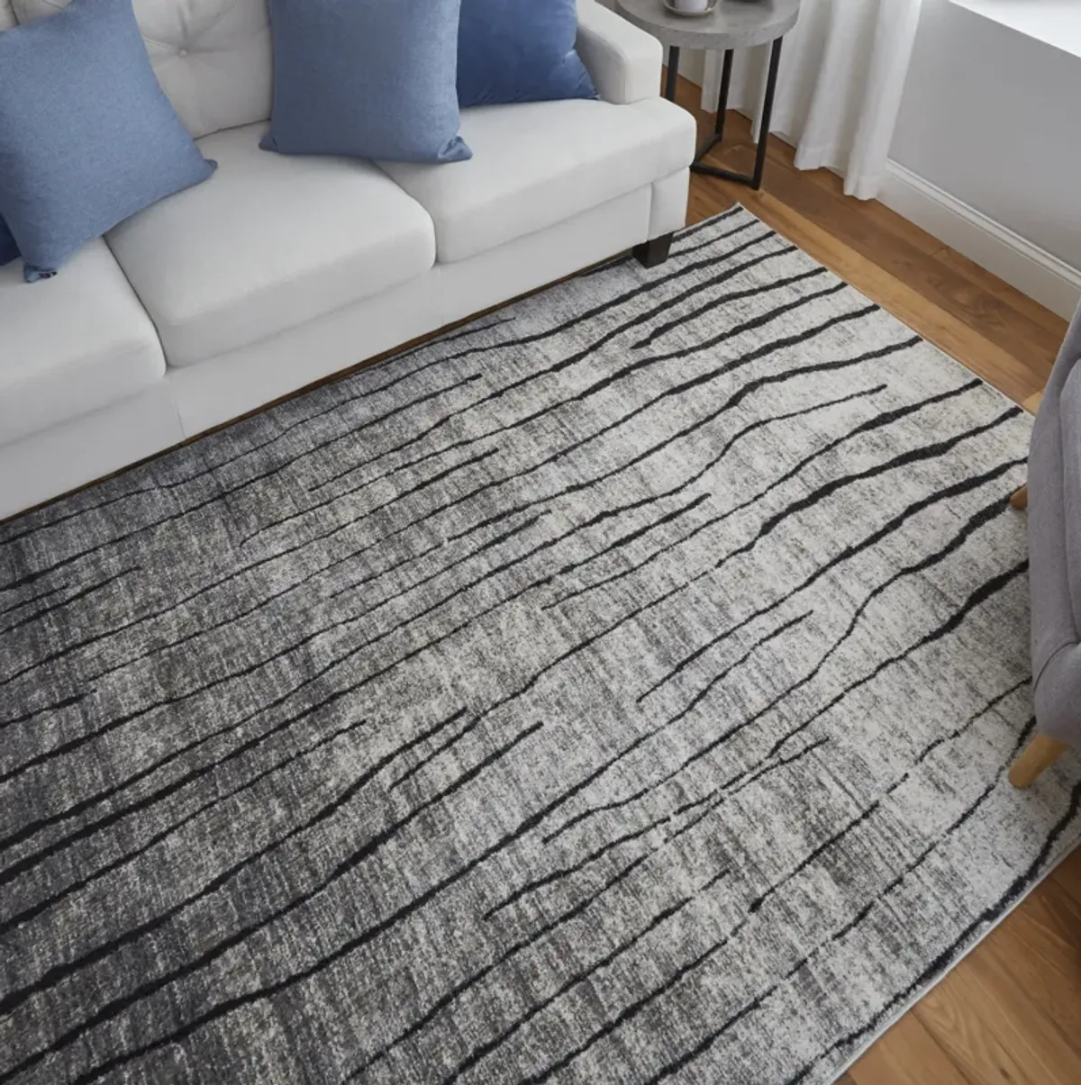 Kano 39LIF Gray/Black/Taupe 6'7" x 9'6" Rug