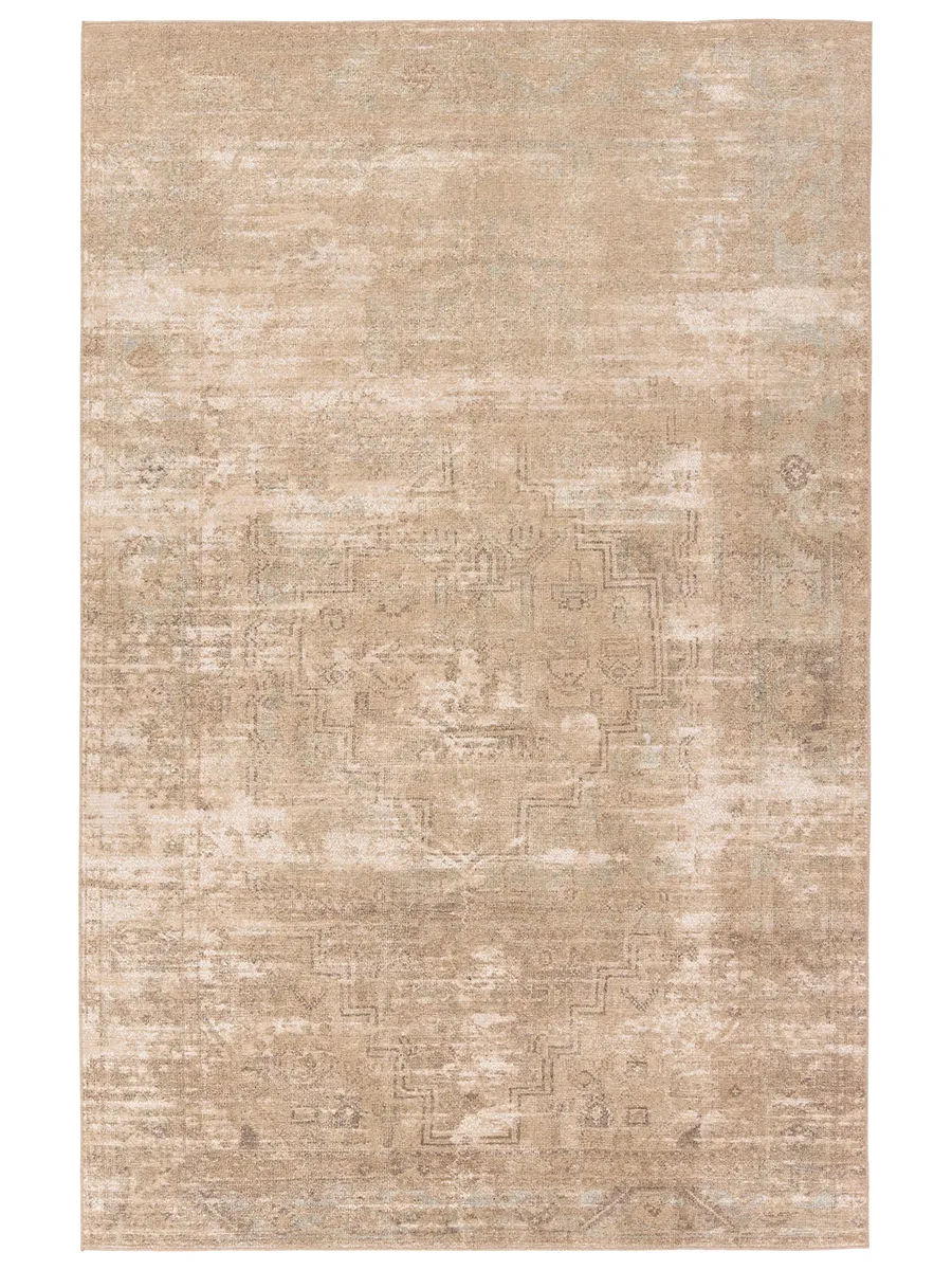 Edage Leshni Tan/Taupe 4' x 6' Rug