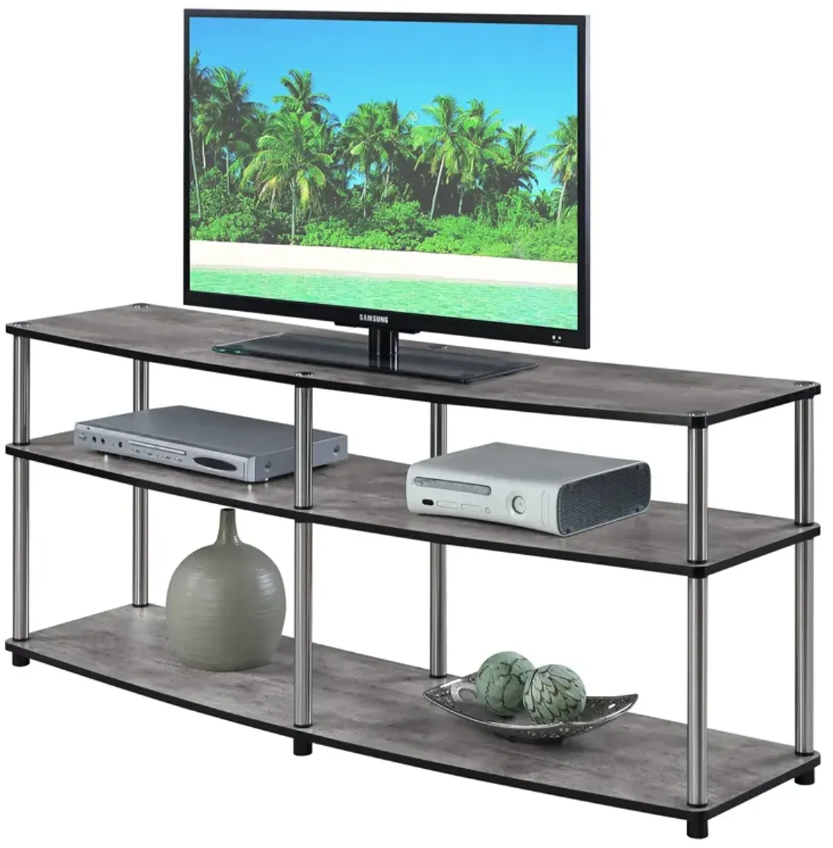 Convenience Concepts Designs2Go 3 Tier 60 inch TV Stand