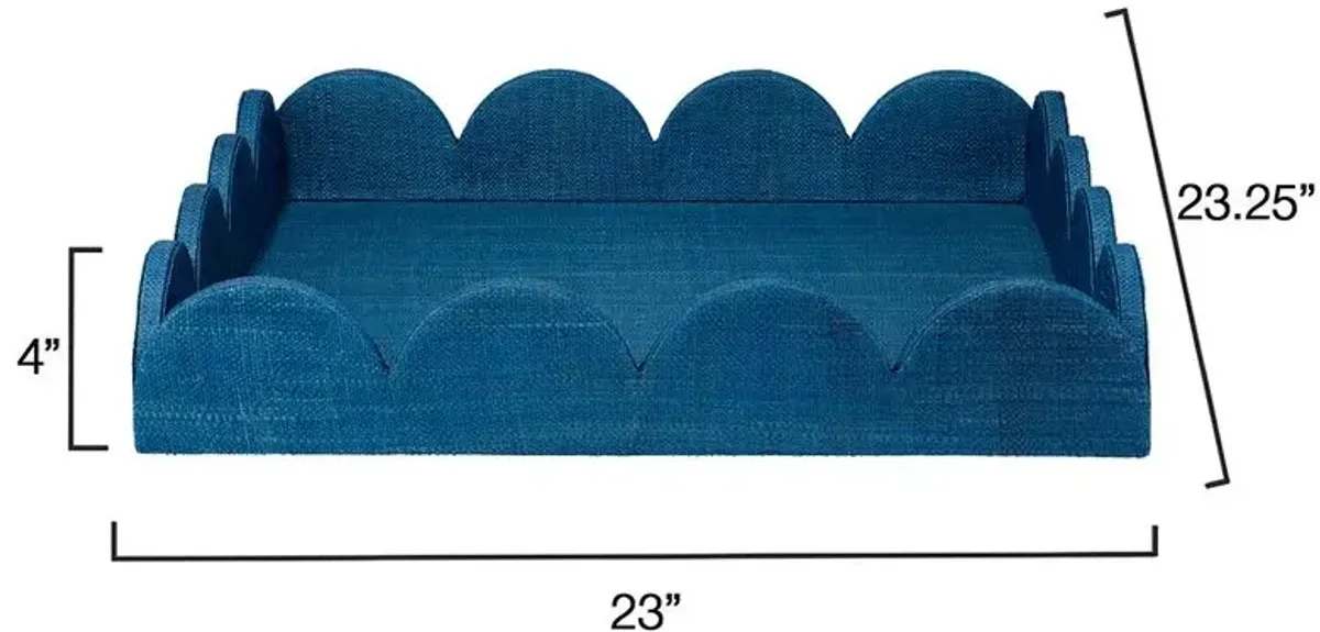 Wonderland Scalloped Tray