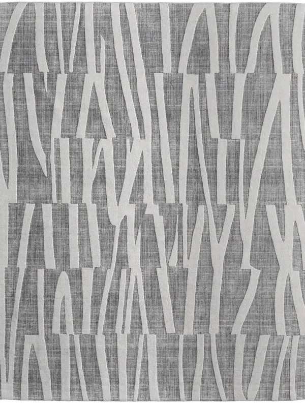 Peconic T8009 Ivory/Black 5' x 8' Rug By Thom Filcia