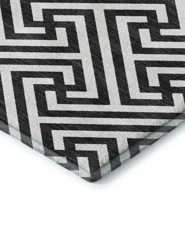 The Reserve TR5 Black 20" x 30" Rug
