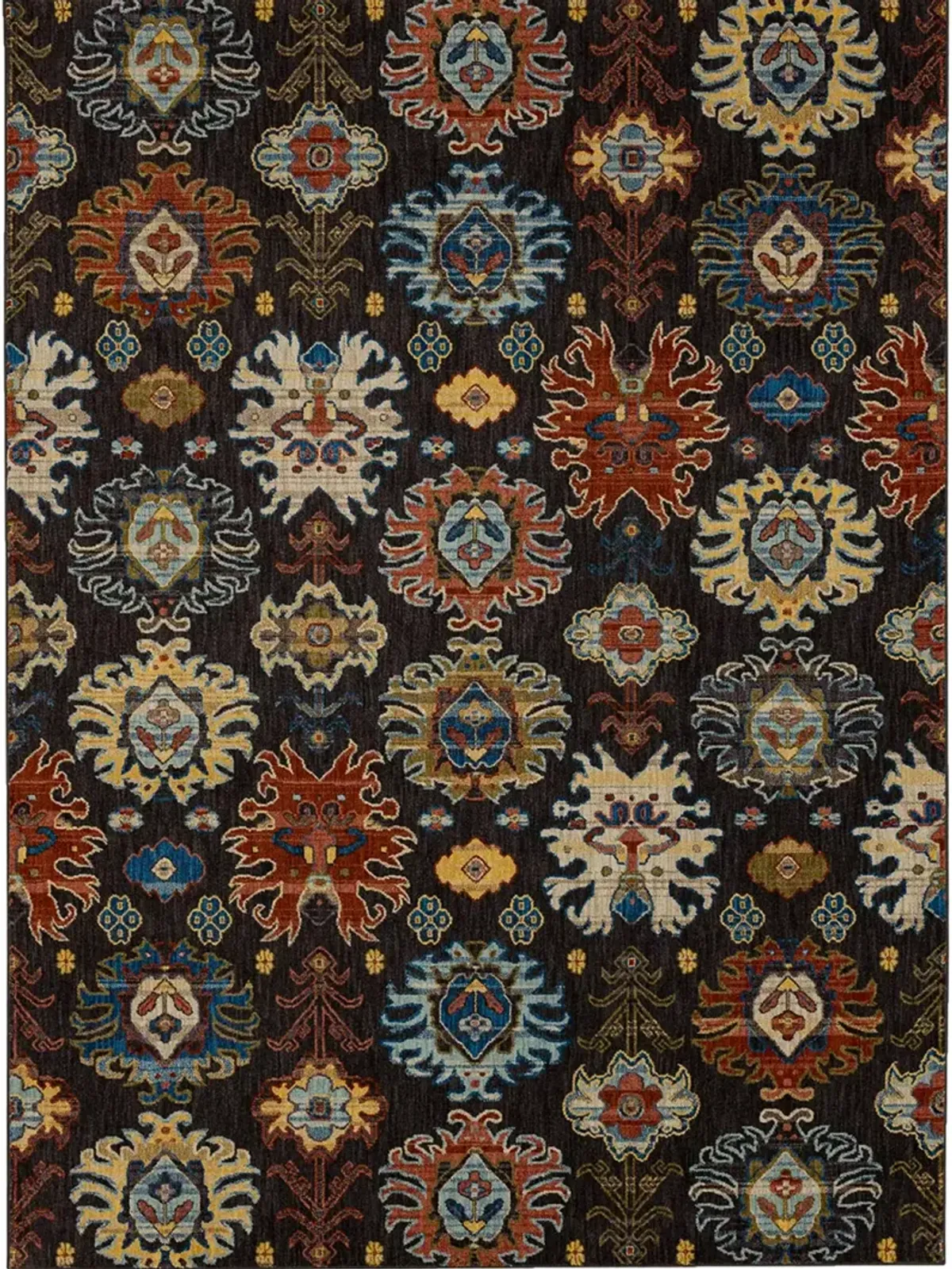 Pandora Passion Charcoal 5' 3" X 7' 10" Rug