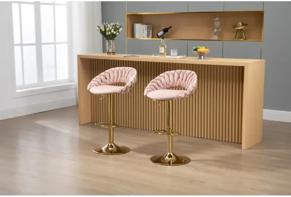 Swivel Bar Stools Set Of 2 Adjustable Counter Height Chairs With Footrest For Kitchen, Dining