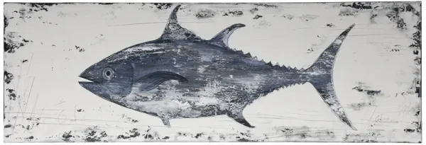 Rustic Tuna Painting