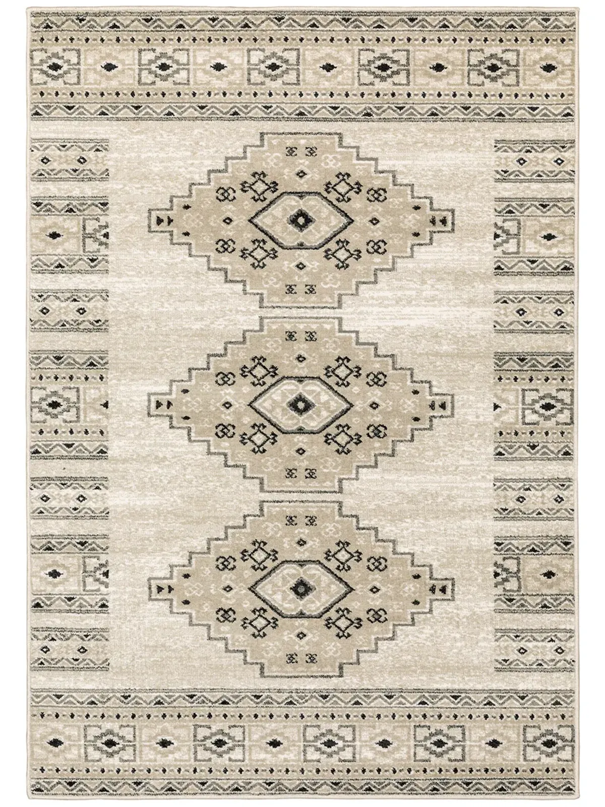 Georgia 5'3" x 7'3" Ivory Rug