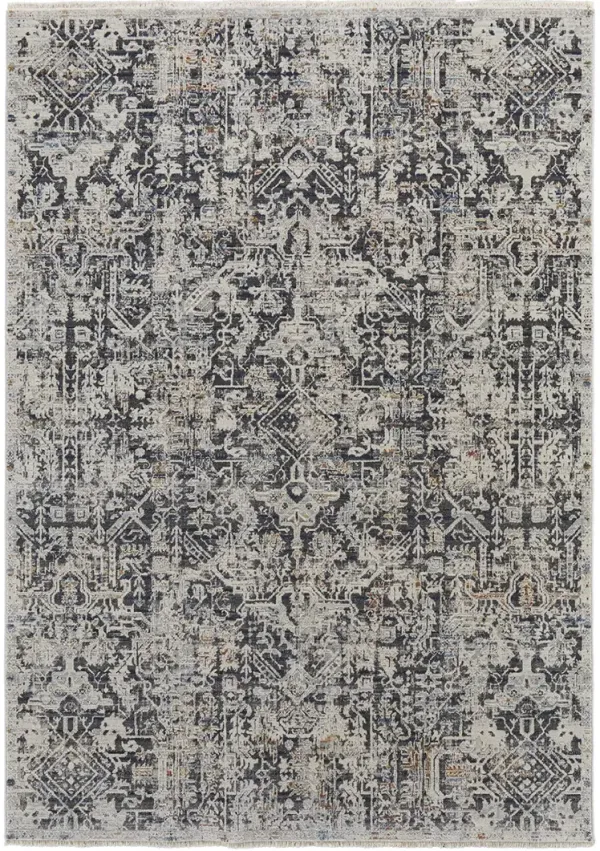 Kaia 39HUF 2'6" x 12' Ivory/Gray/Taupe Runner