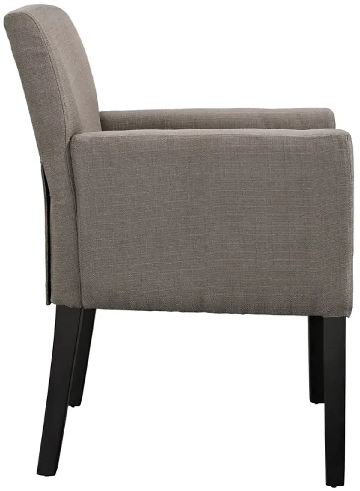 Chloe Upholstered Fabric Armchair Gray EEI-1045-GRY