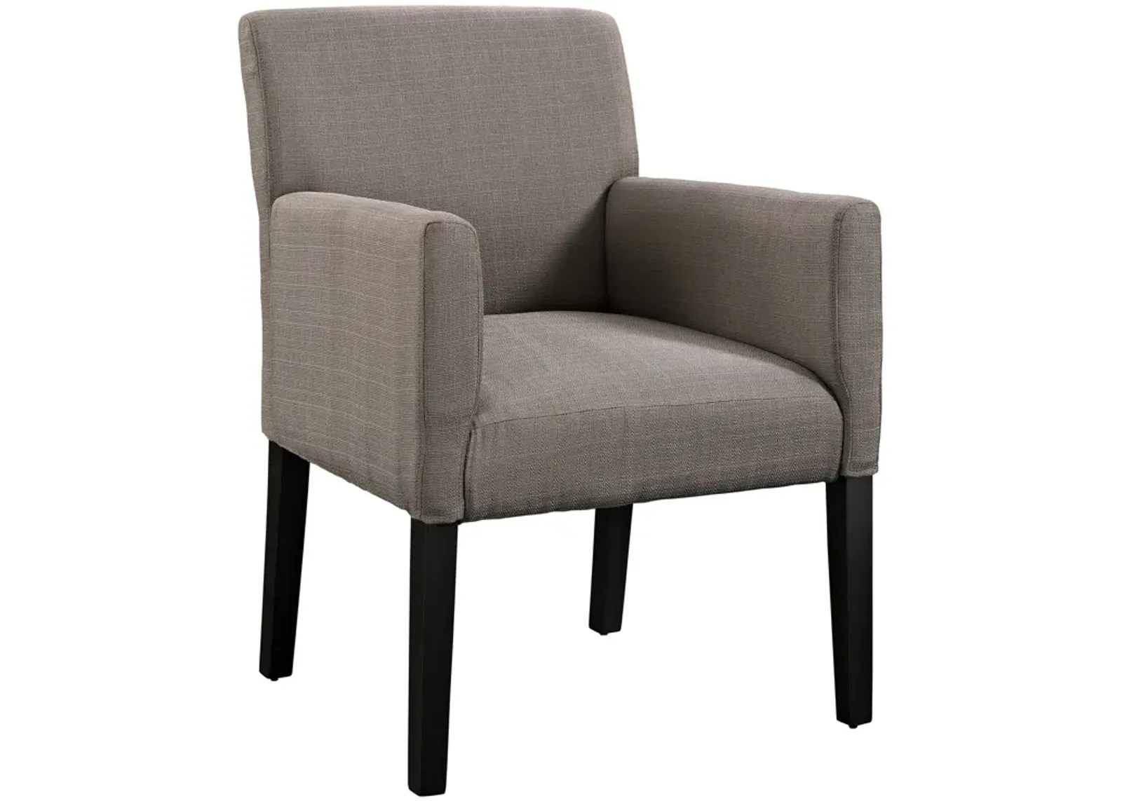 Chloe Upholstered Fabric Armchair Gray EEI-1045-GRY