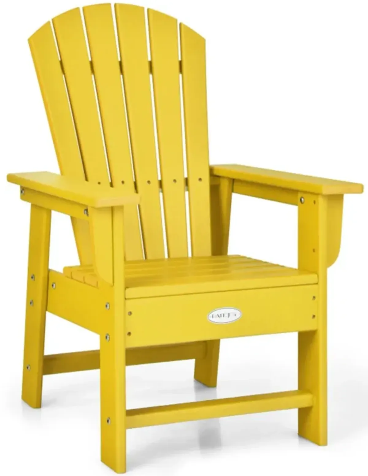 Hivvago Patio Kids' Adirondack Chair with Ergonomic Backrest