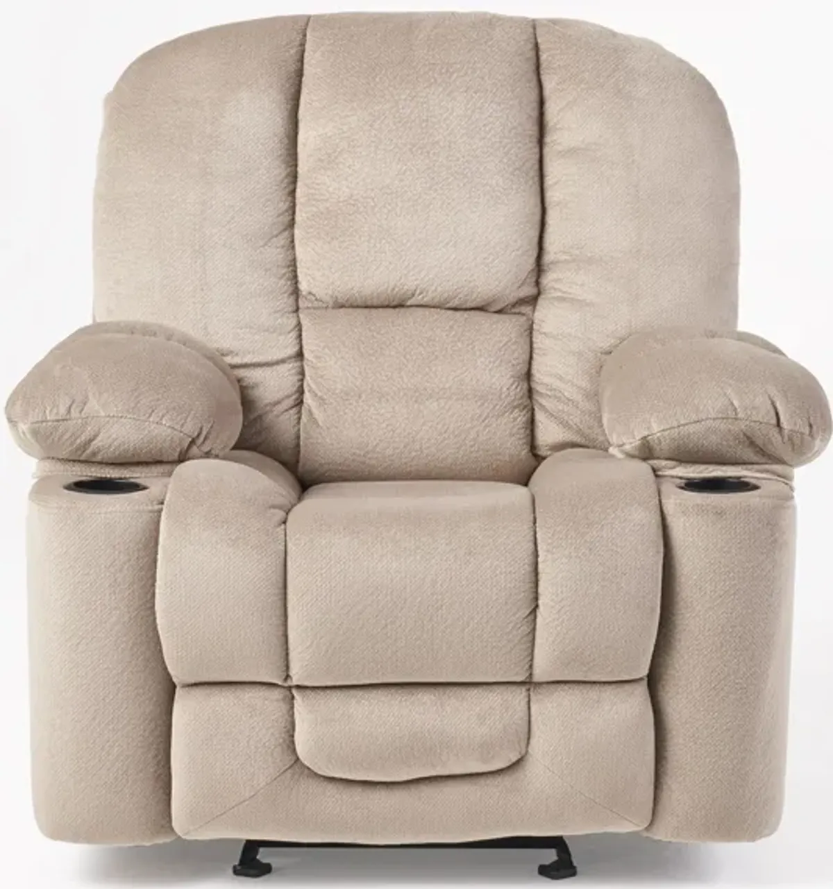 Merax Luxurious Manual Recliner Chair with Cup Holders