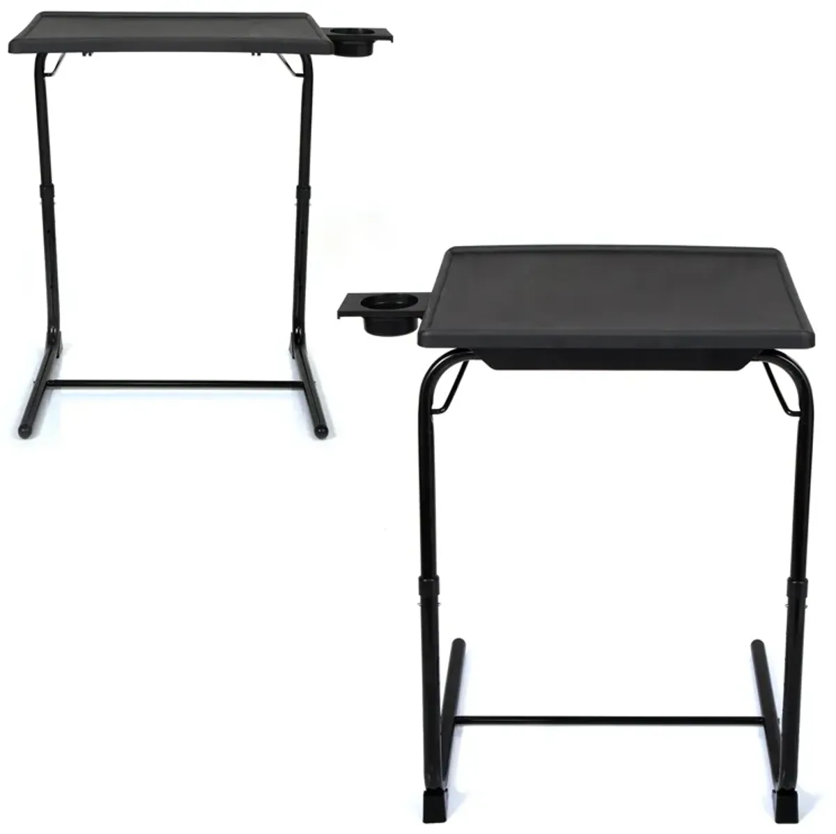 Jaxpety Portable Computer Desk Black 2-Pack