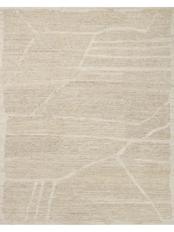 Raquel RAL02 Oatmeal/Sand 4' x 6' Rug