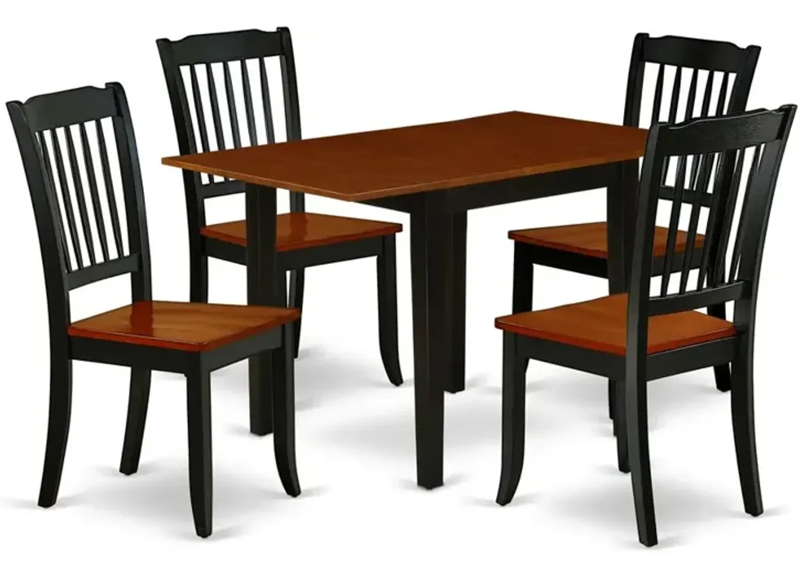 Dining Room Set Black & Cherry