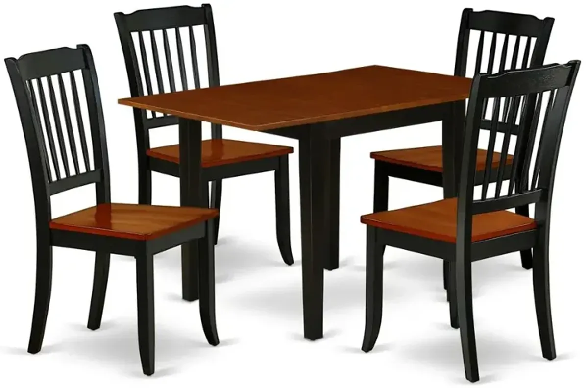 Dining Room Set Black & Cherry