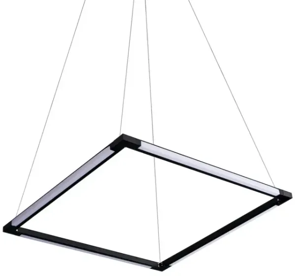 VONN Lighting Integrated LED Height Adjustable Square Chandelier