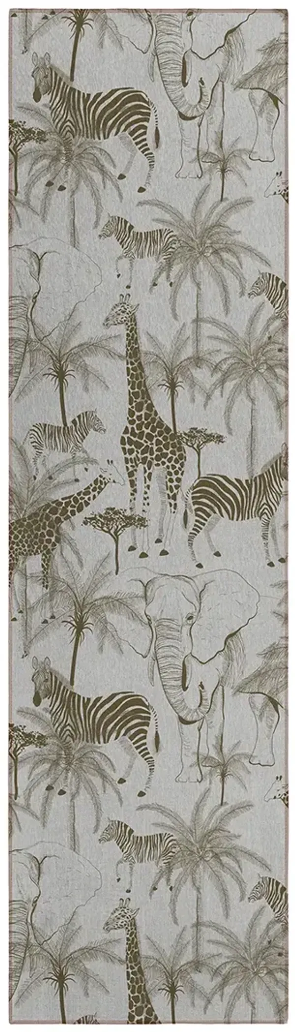 Tropics TC7 Grey 2'3" x 7'6" Rug